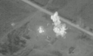 Images de la destruction de dépôts de munitions et d'armes de l'AFU