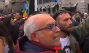 À Milan, les habitants ont crié "nazis" aux manifestants ukrainiens